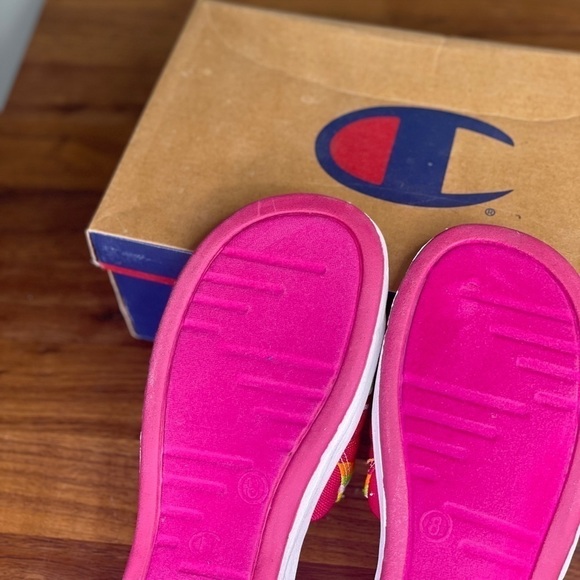 Vintage 90s Y2K Champion Rainbow Slide Sandal 8 - Picture 4 of 7